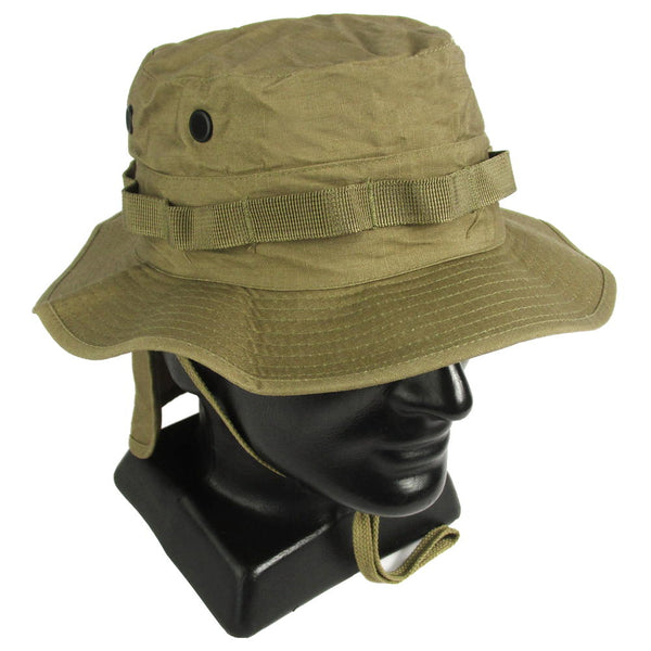 Teesar British Boonie Hat with Neck Flap Ripstop Olive size S