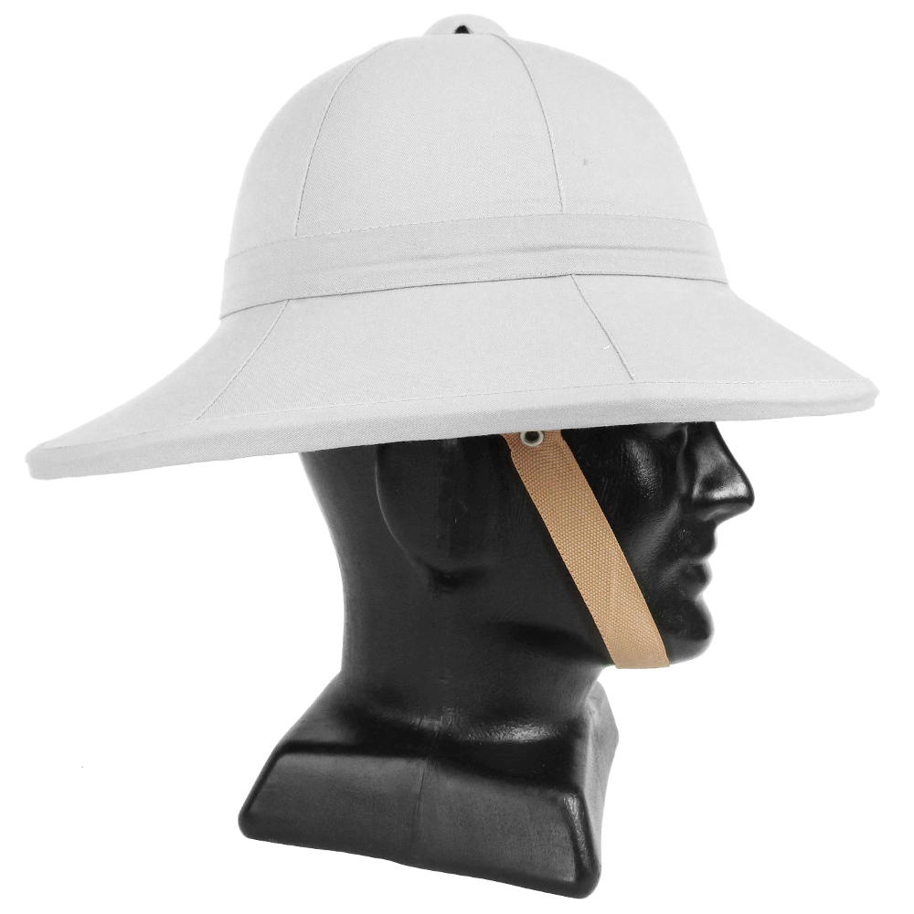 British Wolseley Pith Hat - White - Army & Outdoors