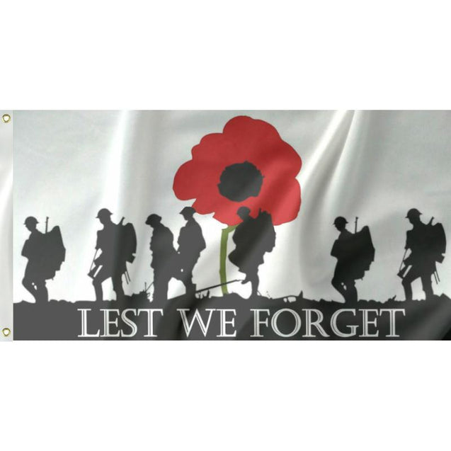 Lest We Forget Flag - Army & Outdoors