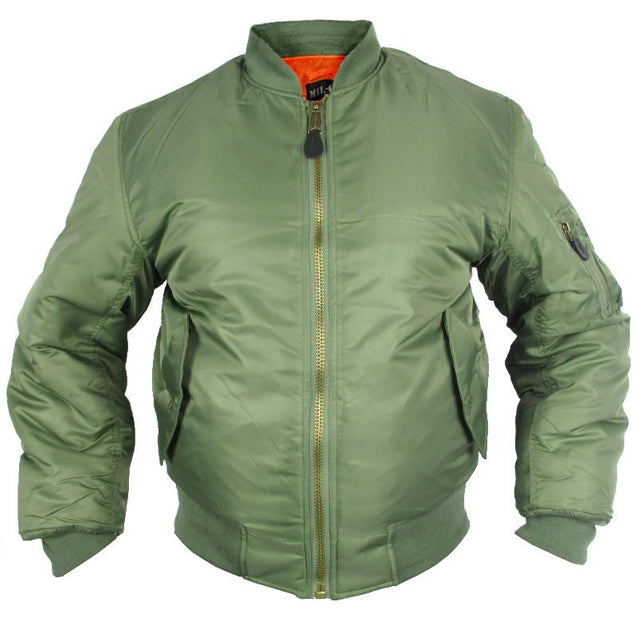 MA-1 Bomber Flight Jacket - Green - Army & Outdoors