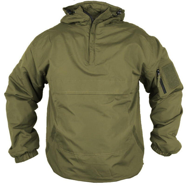 Tactical Fleece Lined Anorak - Olive Drab - Army & Outdoors