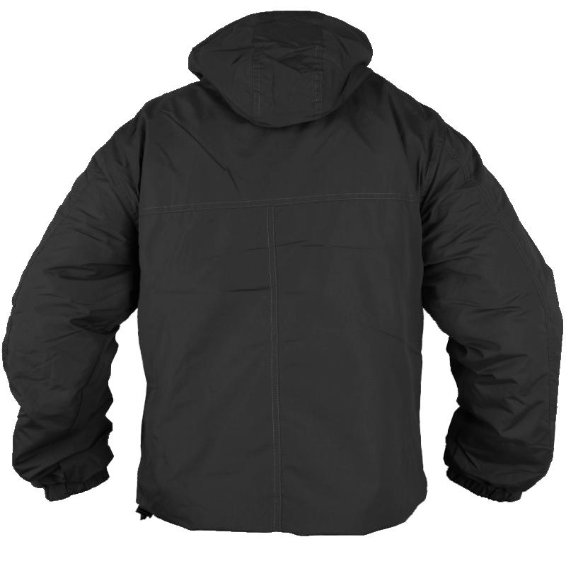 Tactical Fleece Lined Anorak - Black - Army & Outdoors