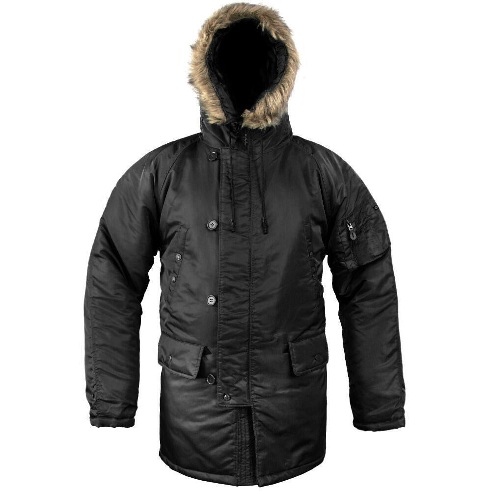 N3B Cold Weather Jacket - Black - Army & Outdoors