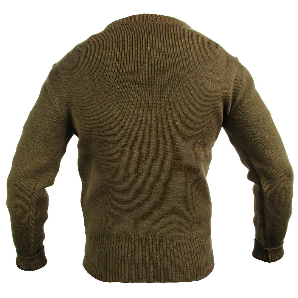 French Brown Wool Sweater | Army and Outdoors | Army & Outdoors