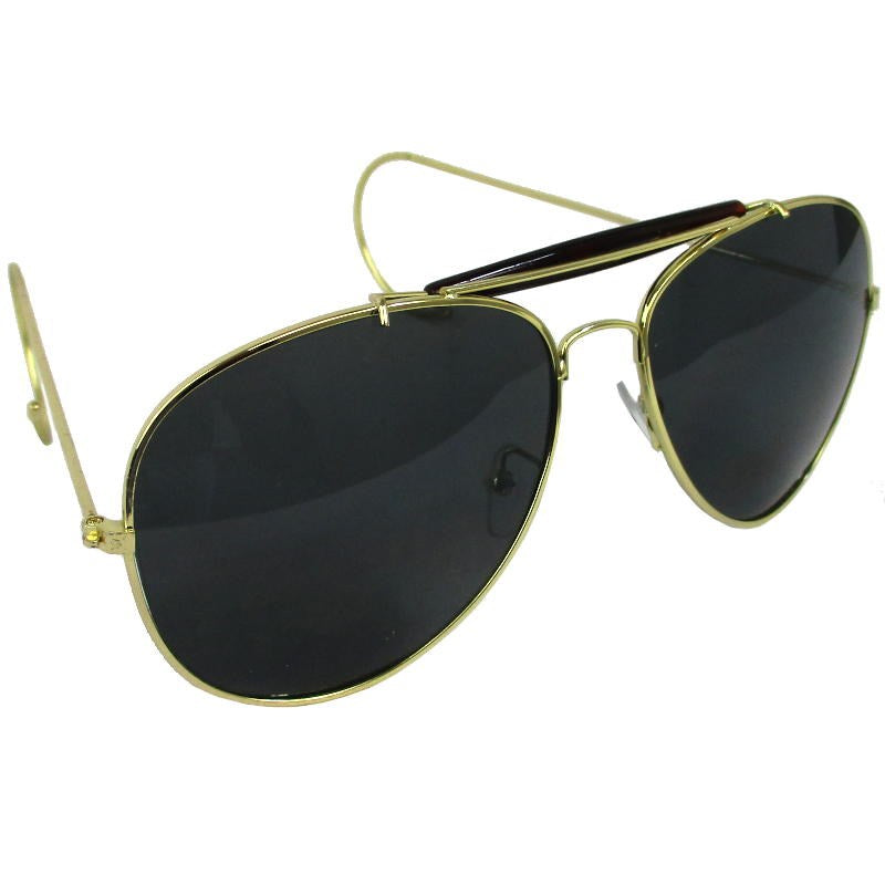 Black Lens Aviator Sunglasses Army And Outdoors 