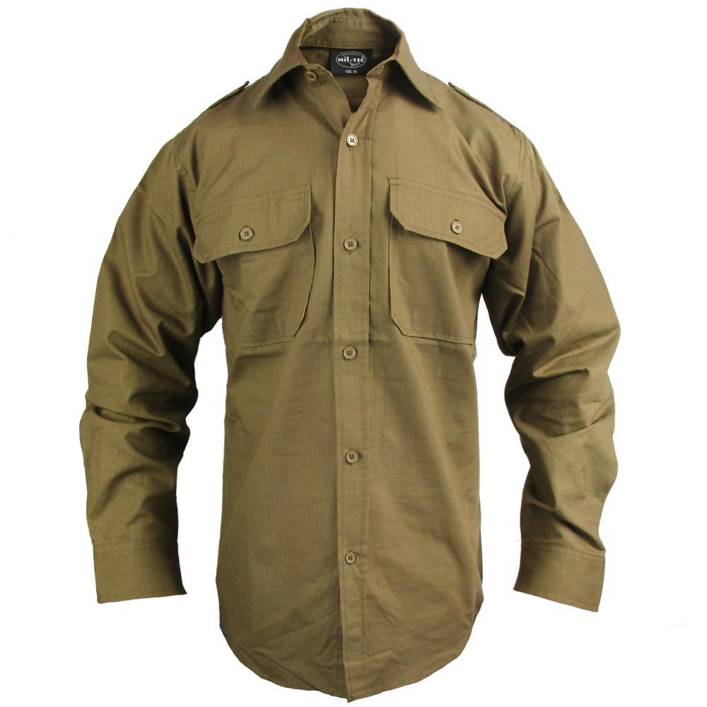 Coyote Ripstop Field Shirt - Army & Outdoors