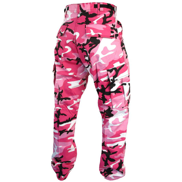 Tactical Camouflage BDU Pants - Pink - Army & Outdoors