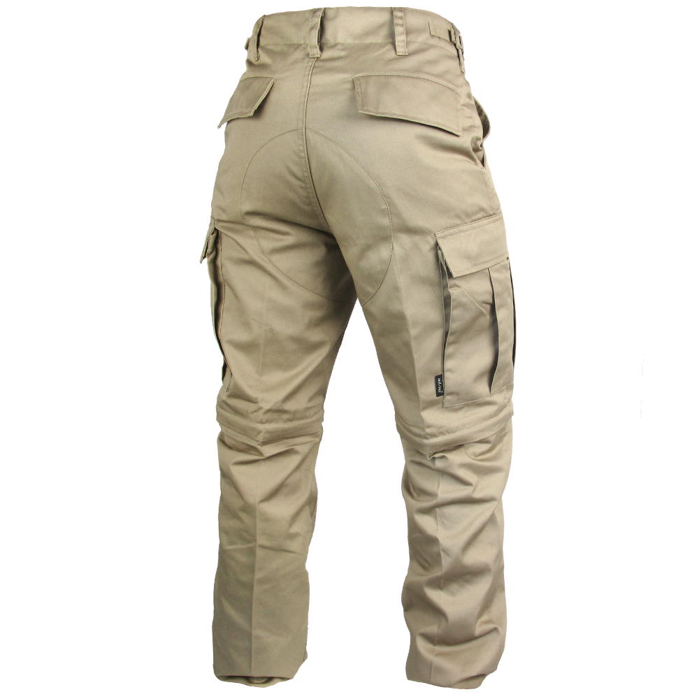 Khaki Zip Off BDU Trousers - Army & Outdoors