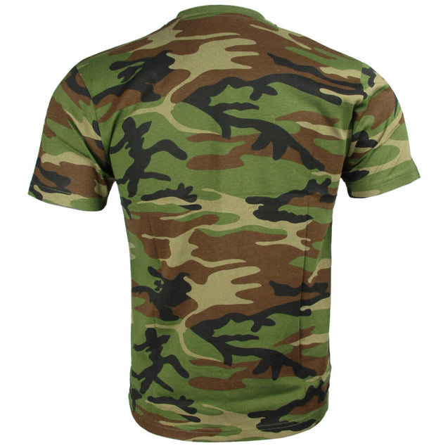 Kids Woodland Camo T-Shirt - Army & Outdoors