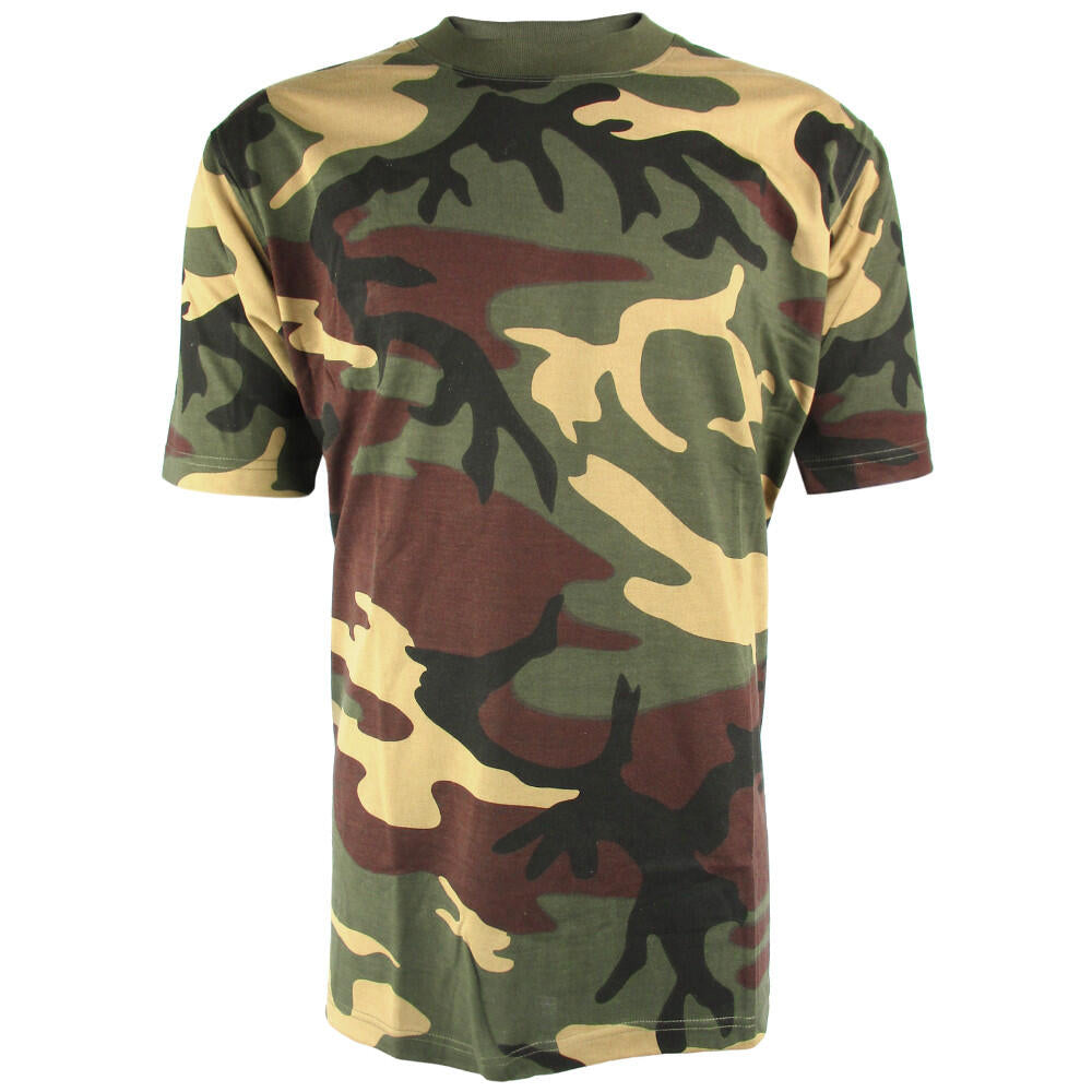 Woodland Camo T-Shirt - Army & Outdoors