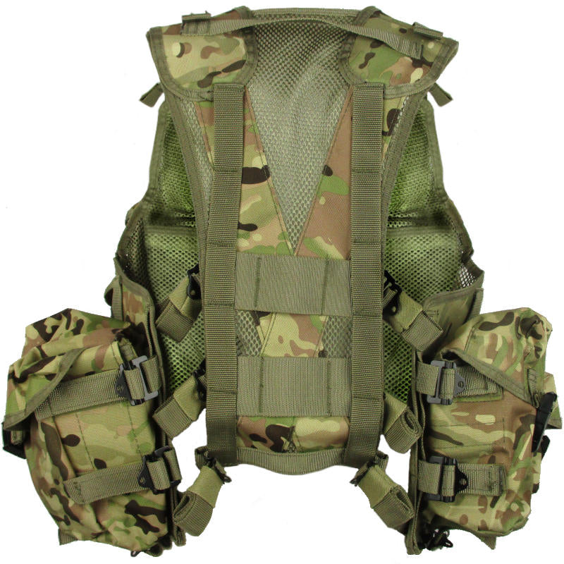 Tactial Assault Vest - Multi Camo - Army & Outdoors