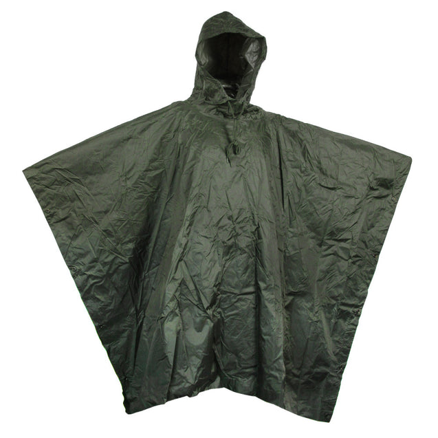 Military Style Waterproof Poncho | Army & Outdoors