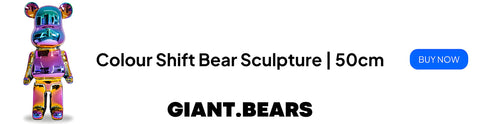 colour shift giant bear sculpture buy now banner