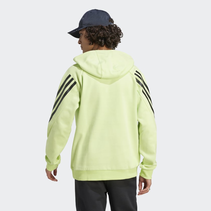 Future Icons 3 Stripes Hoodie Green IJ8866 23 hover model