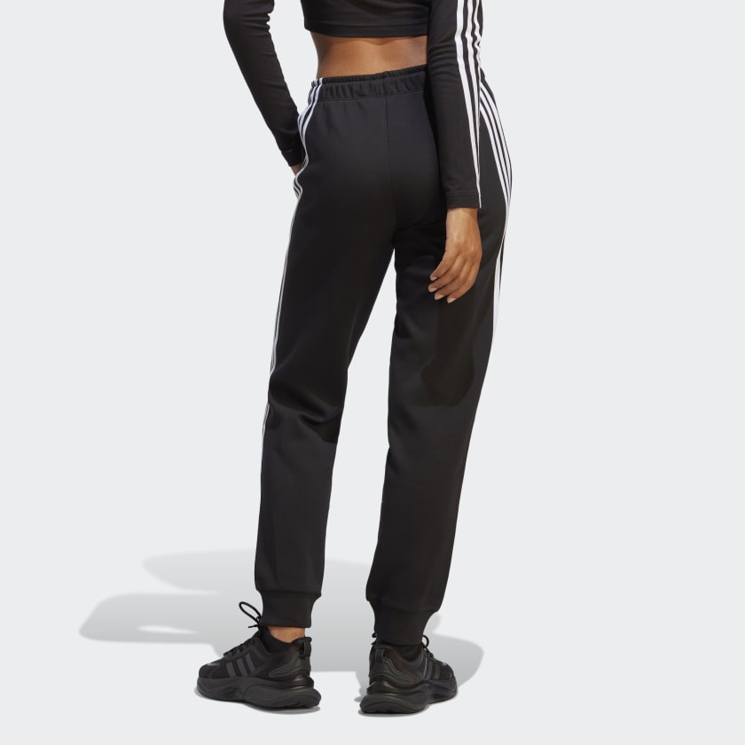 Future Icons 3 Stripes Regular Pants Black HT4704 23 hover model