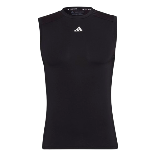 Techfit Training Tank Top Black HK2338 01 laydown removebg preview