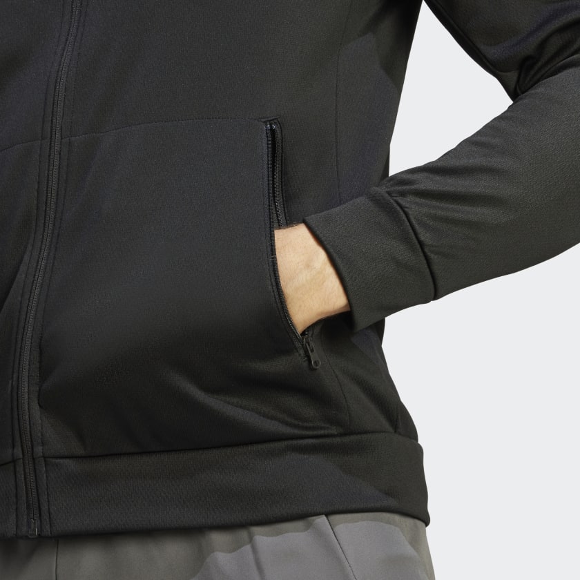 Train Essentials Seasonal Training Full Zip Hoodie Black IJ9618 42 detail