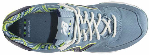 new balance ml574 blue yellow