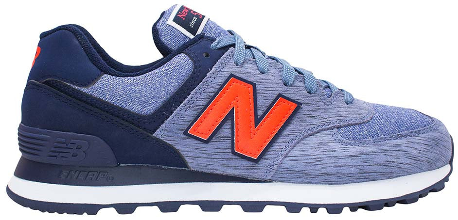 new balance 574 blue with red