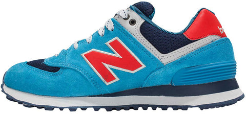 new balance 574 blue and red