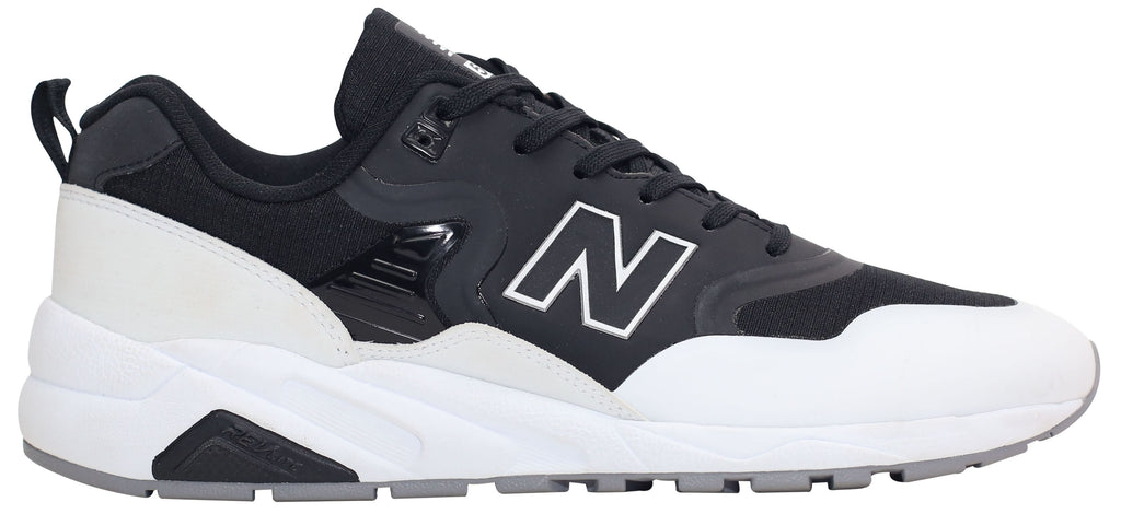 new balance white and black