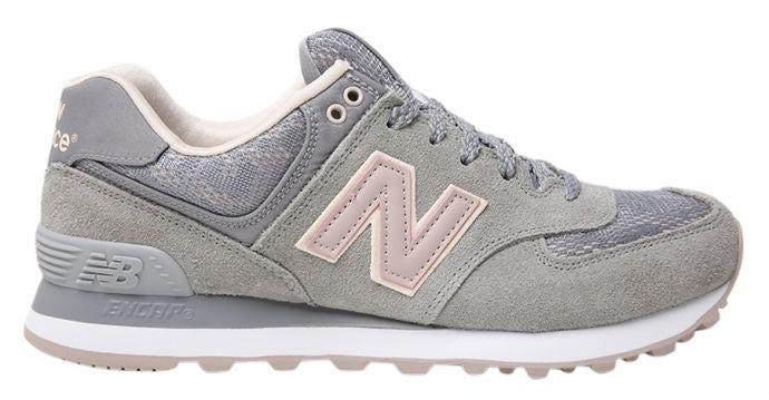 new balance 574 women's grey pink