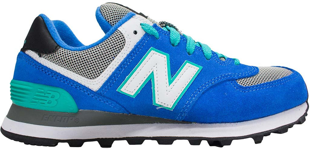 new balance 574 blue white