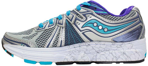 saucony omni 13 womens shoes silverbluepurple