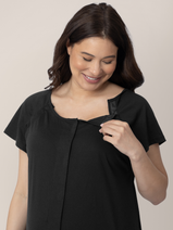 Universal Labor & Delivery Gown | Black Nav Image 5