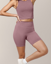 Sublime® Bamboo Maternity & Postpartum Bike Short | Twilight Nav Image 1