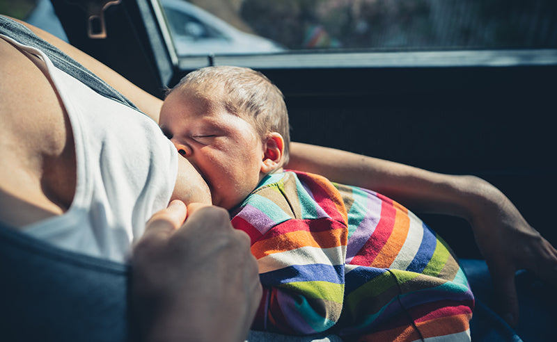 how to breastfeed on a road trip