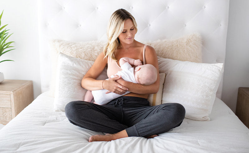 Nursing Bra Women Maternity Breastfeeding Bra Seamless Wireless Sleep  Overnight Nursing Wide Band Shoulder Straps Bra for Pregnancy Sleeping and