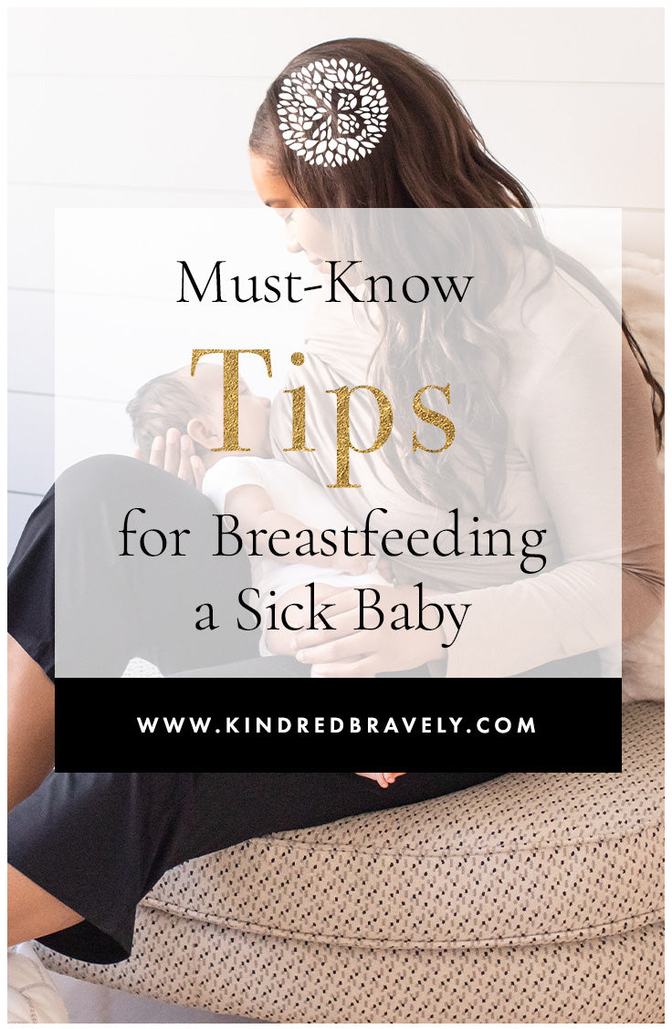 Conseils pour allaiter quand votre bébé est malade