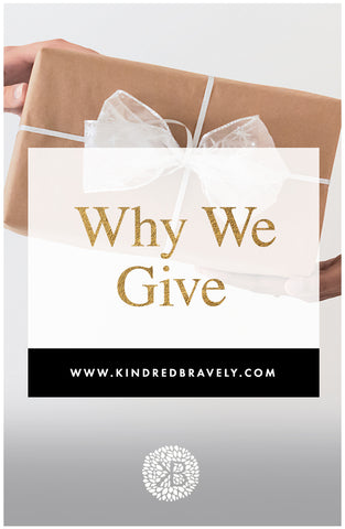 why we give, giving tuesday