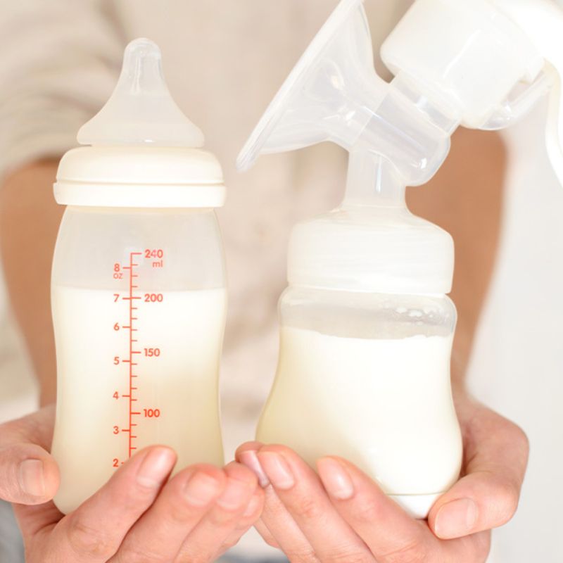 breast milk in bottle