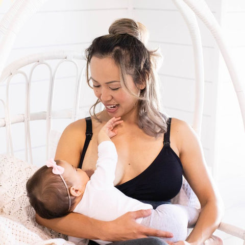 Our bras were originally designed with breastfeeding in mind and