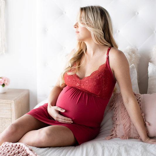 Rosette Super Mom Super Tired Maternity & Nursing Pajama Set – Mommylicious