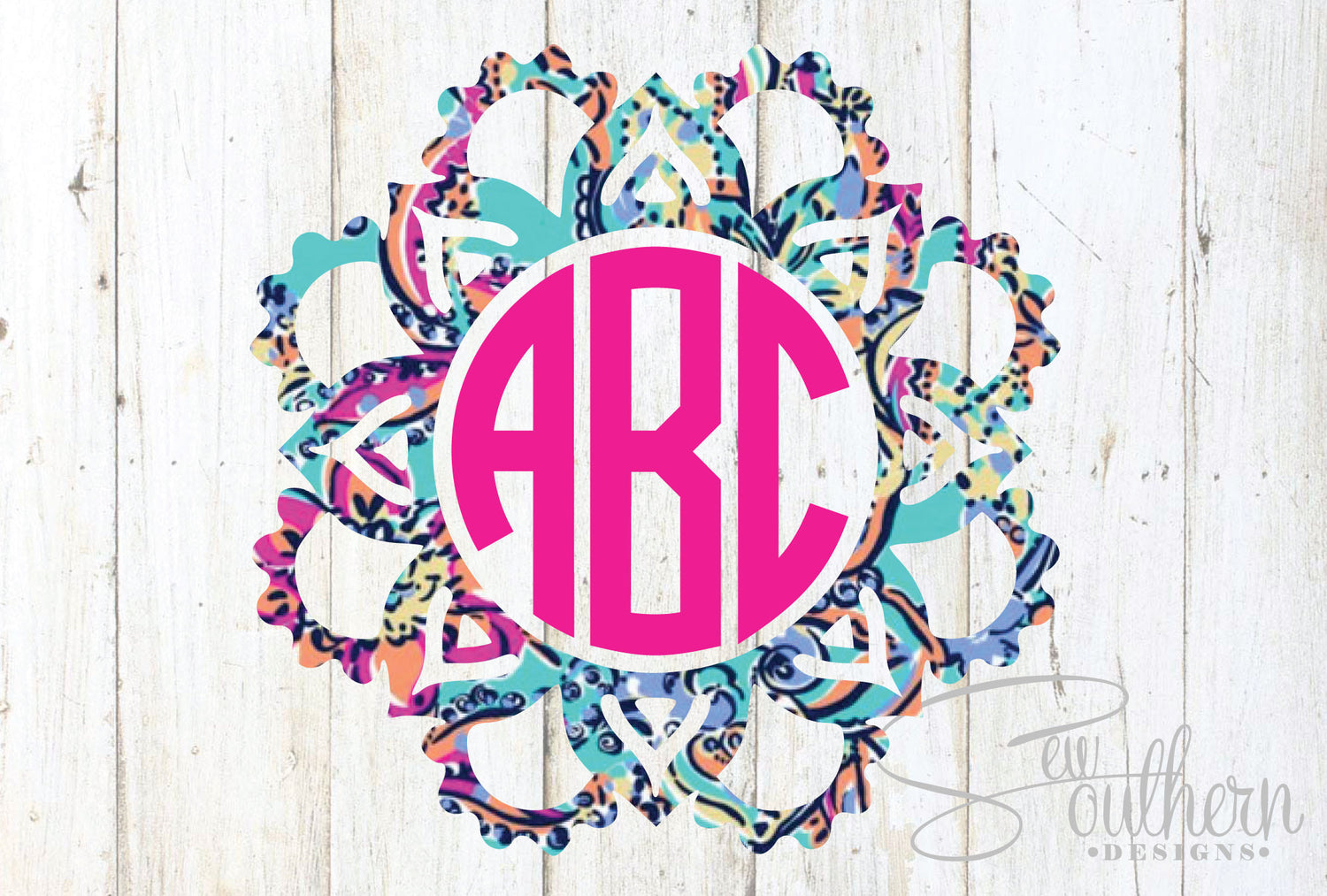 Free Free 275 Monogram Flower Mandala Svg SVG PNG EPS DXF File