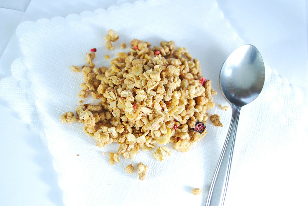 Buckwheat with a spoon