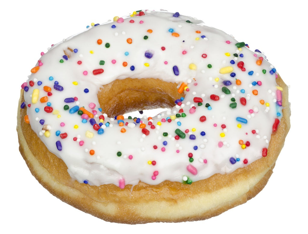 Sugary sprinkle donut