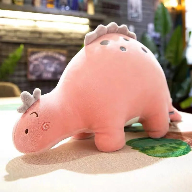 Pink Dinosaur Stuffed Plushie Toy