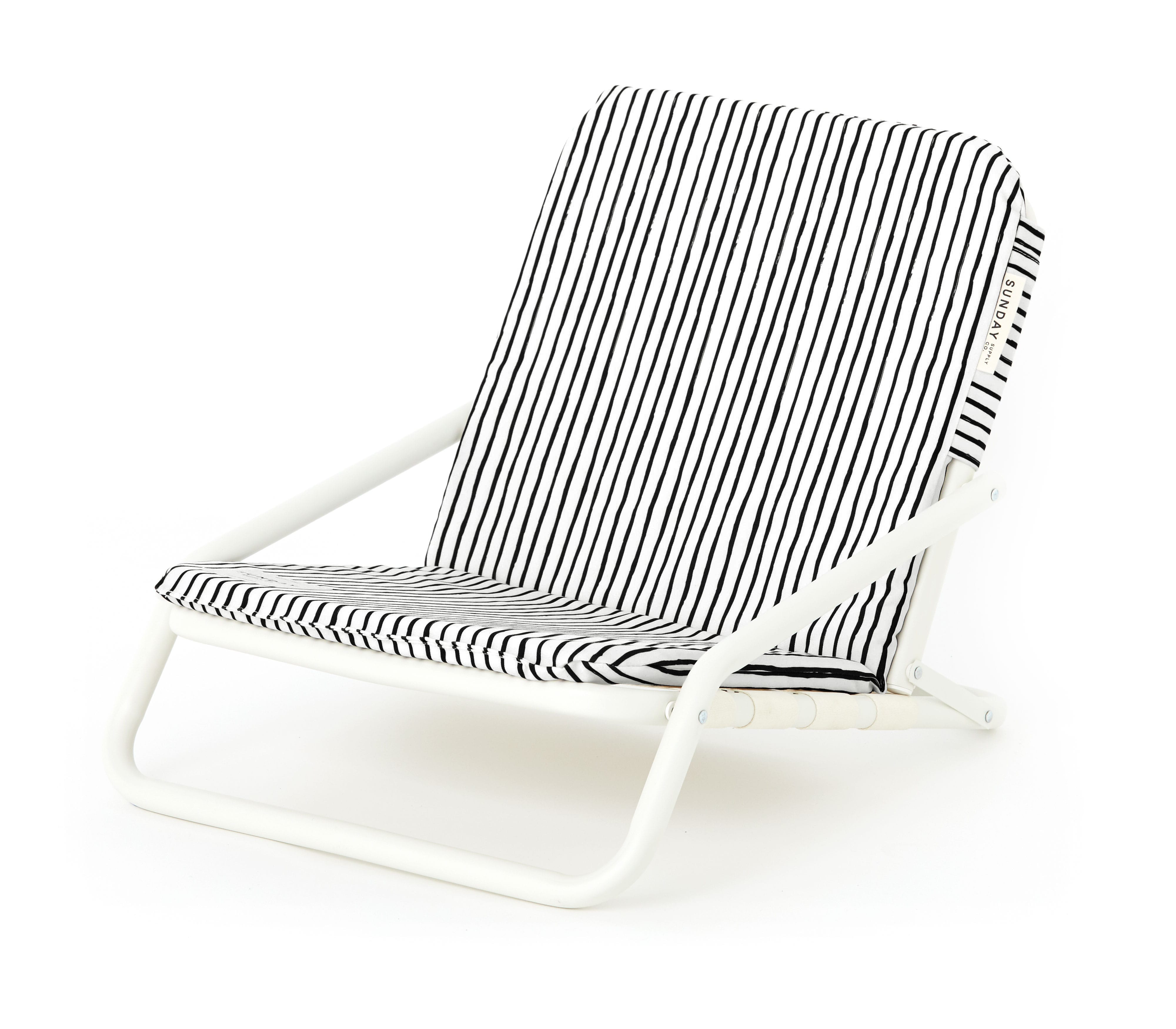 gray beach chair