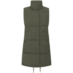 army green puffer vest