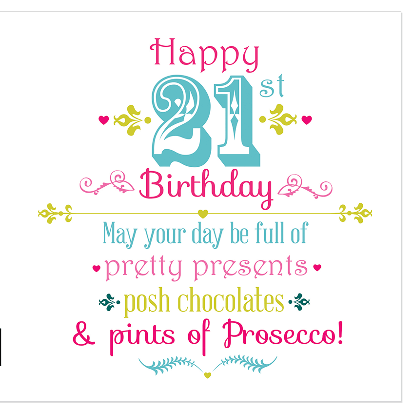 Happy 21st Birthday – Juicy Lucy Designs