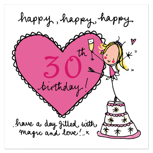 Happy, happy, happy 30th birthday! - Juicy Lucy Designs