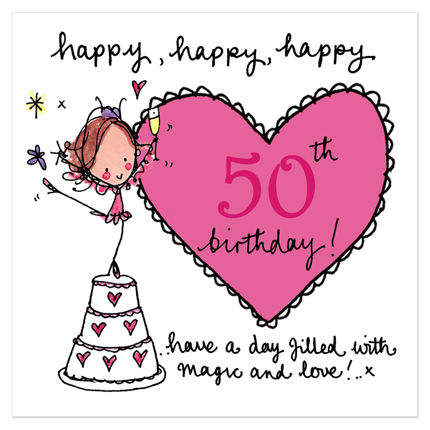 Happy, happy, happy 50th birthday! – Juicy Lucy Designs