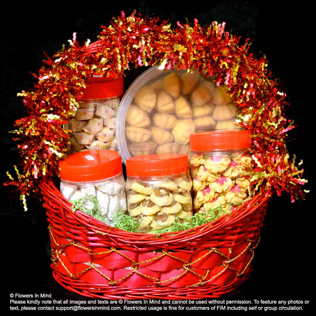 Hari Raya Cookies and Gifts Hampers (HR14) - FLOWERS IN MIND