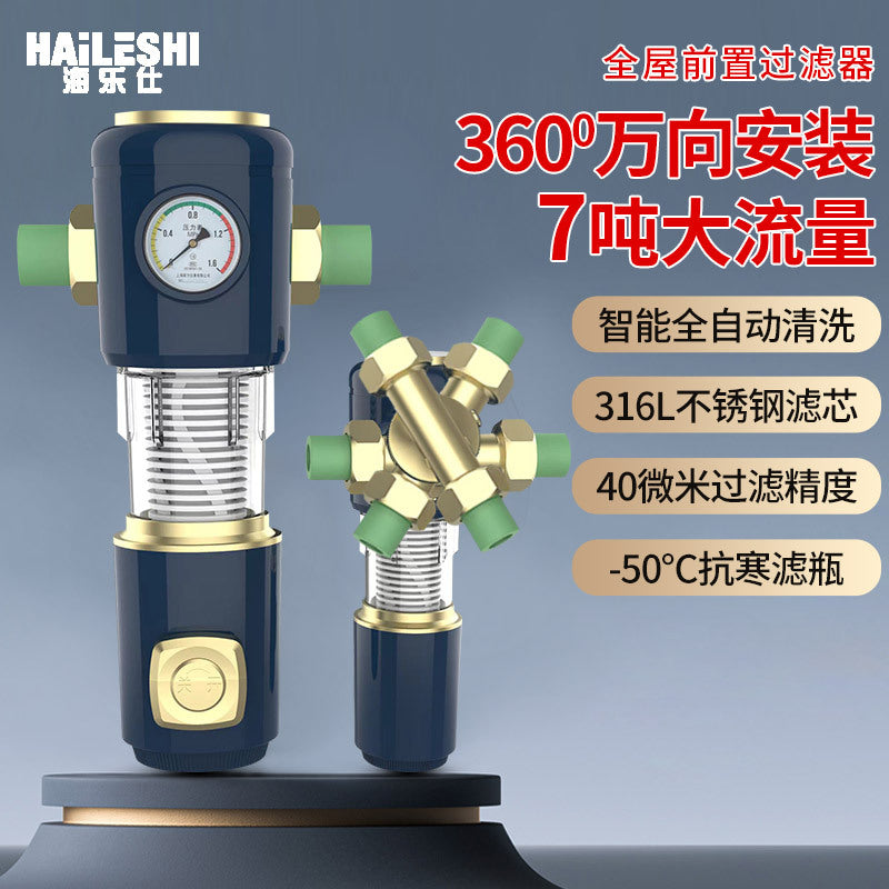 Backwash prefilter VS scale, high flow household filter, scale protection - Ciaespinoza.com