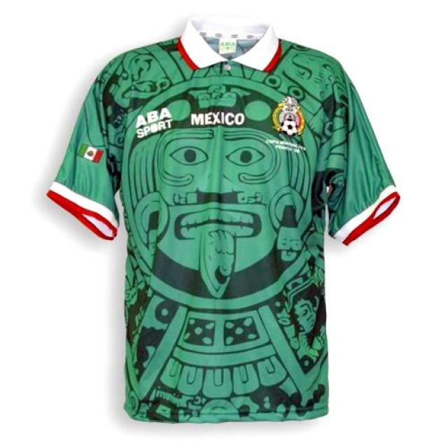 Mexico 1998 Home Men Soccer Retro 