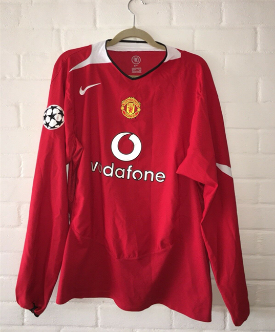 man united long sleeve jersey